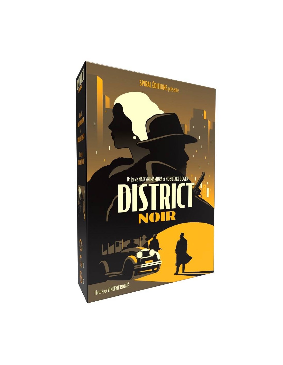 District Noir, jeu de société Spiral Editions