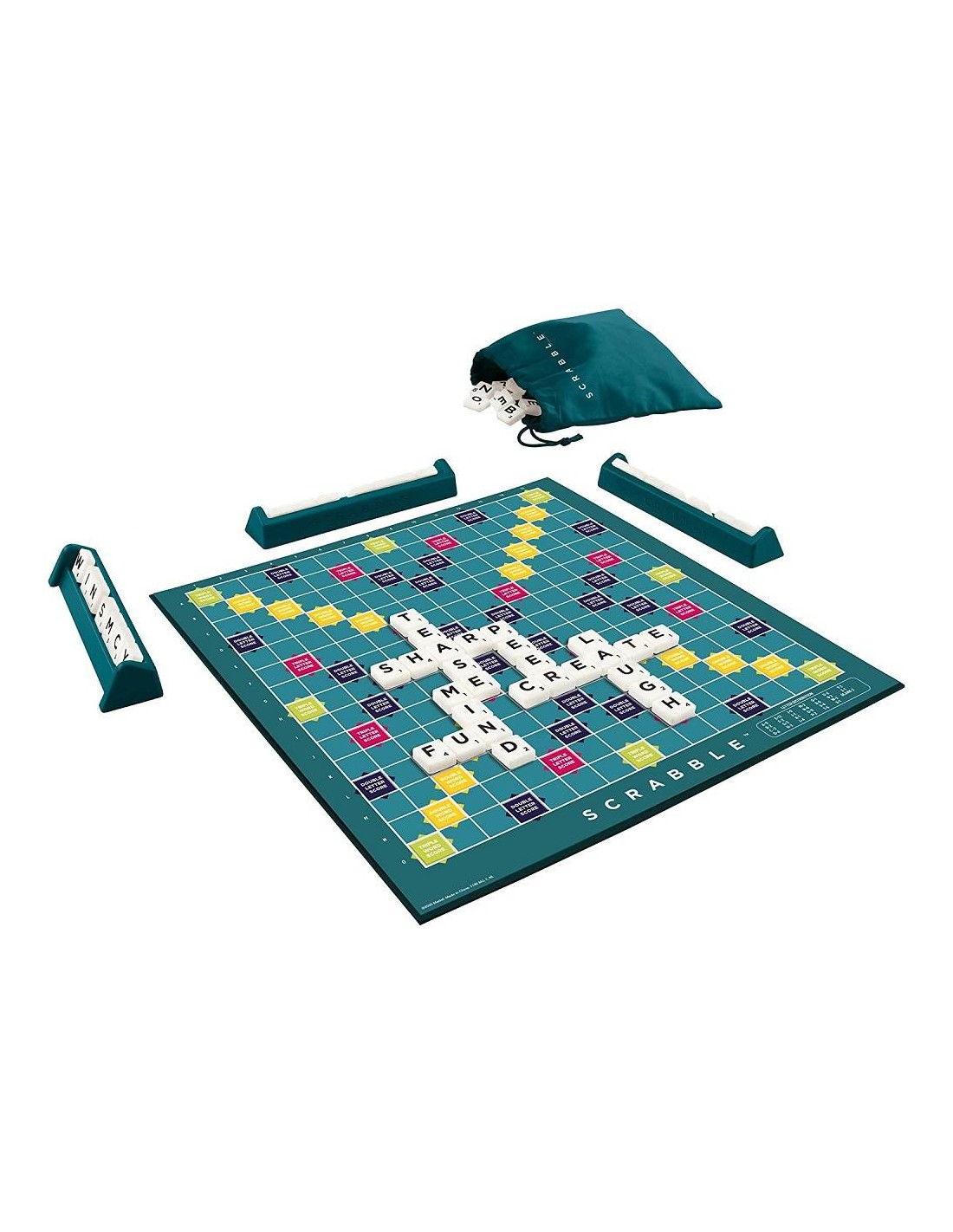 Mattel - 51332 - Jeu de société - Scrabble Classique 