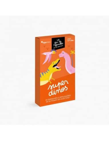 Le jeu de 7 familles qui se méritent - Super dinos