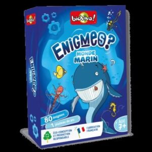 Énigmes monde marin - Bioviva - Jeu de cartes écologique