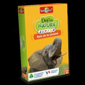 Défis nature junior - Rois de la savane - Bioviva - Jeu de cartes