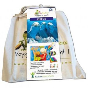 EnVoyaJeux Box Grèce - Kit d'activités culturelles et ludiques