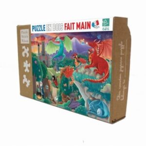 Dragons - Puzzle Michèle Wilson - 50 pièces - Fabriqué en France