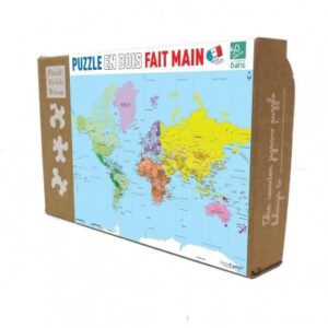 Carte du monde - Puzzle Michèle Wilson - 50 pièces