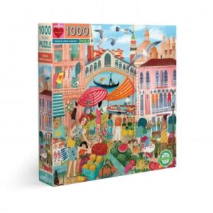 Venice open market - Puzzle Eeboo - 1000 pièces