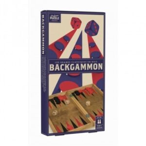 Backgammon bois vintage - Professor puzzle - Jeu traditionnel
