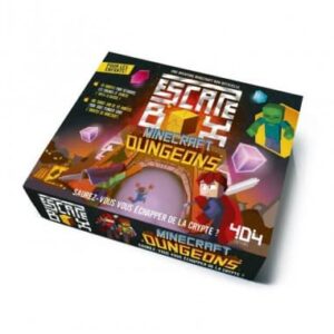 Escape box : Minecraft dungeons - 404 éditions - Jeu coopératif