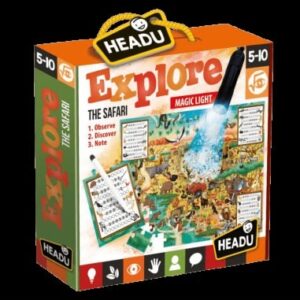 Explore the safari - Torche magique - Headu - Jeu éducatif