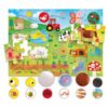 Tactile puzzle Montessori - Headu - Puzzle de 21 pièces – Image 2