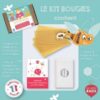 Kit bougies en cire d'abeille - Les petits radis - Jeux de traverse – Image 2
