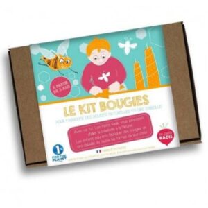 Kit bougies en cire d'abeille - Les petits radis - Jeux de traverse