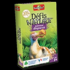 Défis nature : Animaux disparus - Bioviva - Jeu de cartes écologique