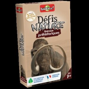 Défis nature : Animaux préhistoriques - Bioviva - Jeu de cartes