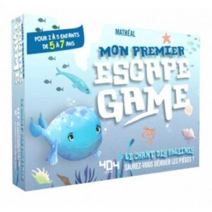 Mon premier escape game : Le chant des baleines - 404 éditions