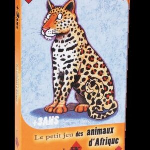 Le petit jeu des animaux d'Afrique - Jeux FK -Jeu de cartes écologique