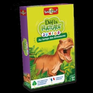 Défis nature junior : Au temps des dinosaures - Bioviva - Jeu écoconçu