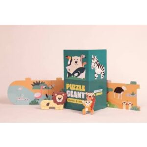 Puzzle géant - Les animaux du monde 22 pièces - Pop games - Dès 3 ans