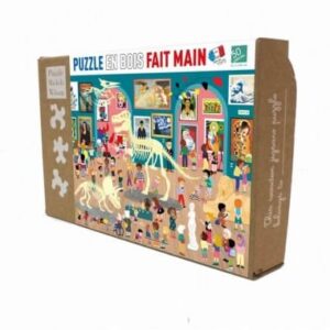 Visite au musée - Puzzle Michèle Wilson - 50 pcs - Fabriqué en France