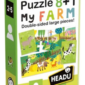 Puzzle 8+1 Farm - Headu - Puzzle de 32 pièces