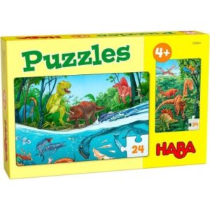 Puzzles dinos 2x24 pièces - Haba