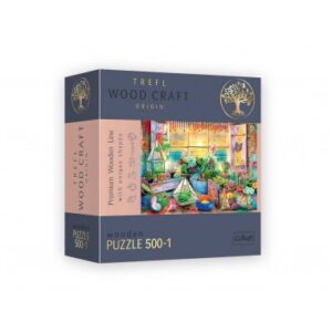 Puzzle en bois - Beach house 500 pièces - Wood craft Trefl
