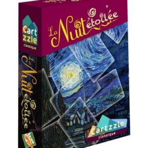Cartzzle - Nuit étoilée - Opla - Van Gogh - Jeu de cartes et puzzle
