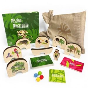 Mission Amazonie - Sloli - Jeu de parcours de billes écologique