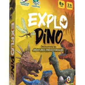 Explo Dino - Zenagame - Jeu de culture générale - Fabriqué en France
