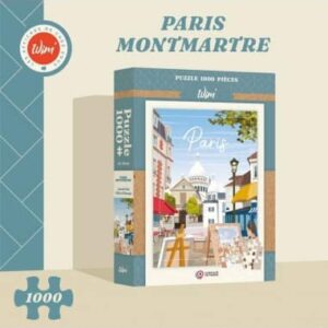 Puzzle Wim' - Paris Montmartre 1000 pièces - Fabriqué en France
