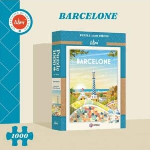 Puzzle Wim' - Barcelone 1000 pièces - Fabriqué en France