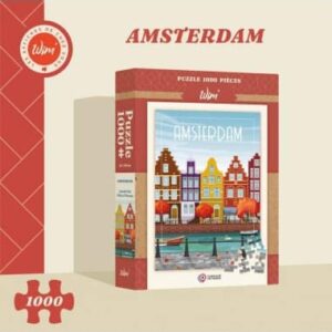 Puzzle Wim' - Amsterdam 1000 pièces - Fabriqué en France