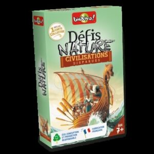 Défis nature Civilisations disparues - Bioviva -Jeu de cartes écologique