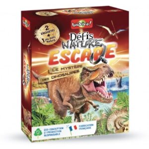 Défis nature escape : Le mystère des dinosaures - Bioviva -Jeu d'enquête