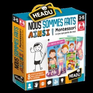Nous sommes ainsi faits ! Le jeu Montessori qui parle de moi - Headu
