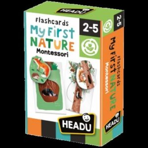 Flashcards My first nature Montessori - Headu - Jeu éducatif