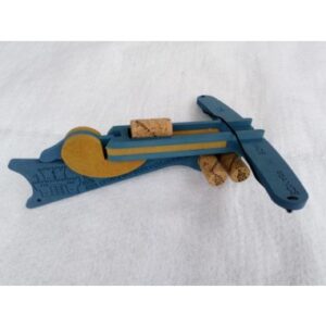 Arbalète à bouchon petit modèle jaune - Gravure création 26