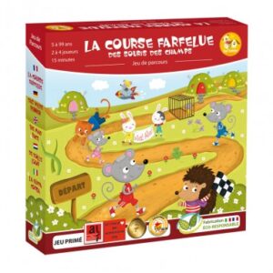 La course farfelue des souris des champs - Zoé Yateka - Jeu de plateau