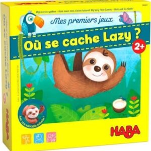Mes premiers jeux : Où se cache Lazy ? - Haba - Jeu de motricité fine