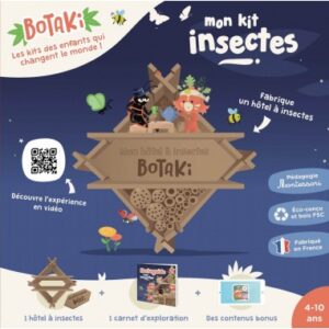 Kit créatif insectes - Fabrique ton hôtel à insectes - Botaki